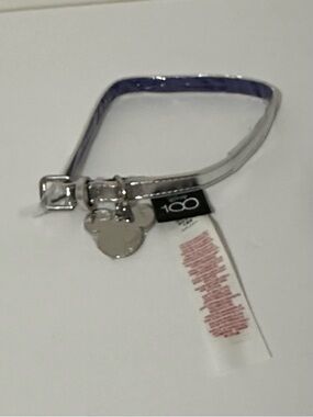 Disney Dog Collar Silver-Tone Mickey Mouse